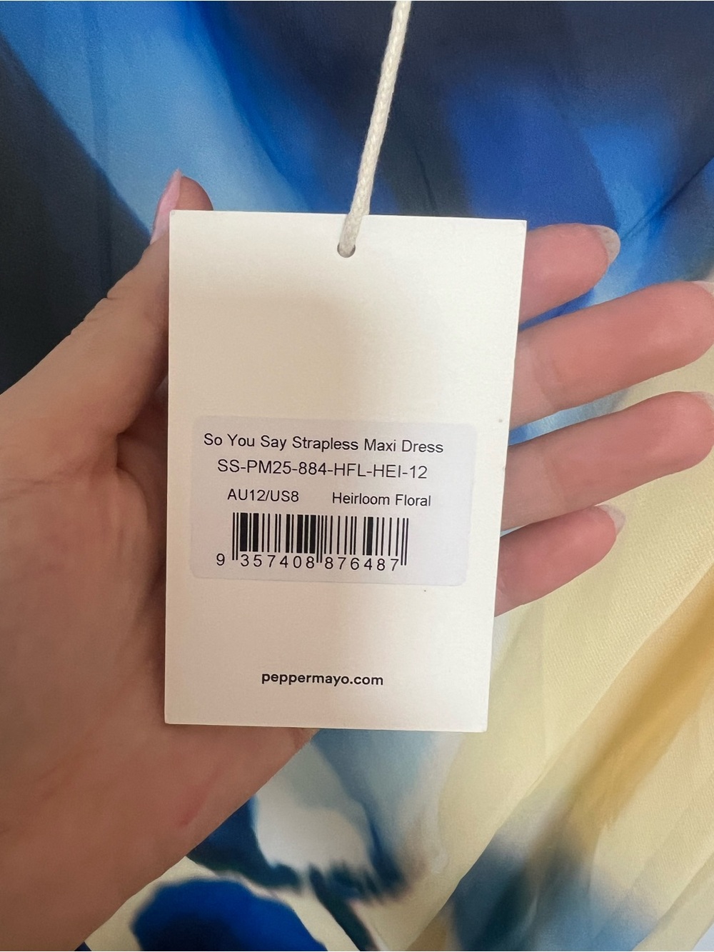 Peppermayo so you say strapless maxi dress - Picture 5 of 5